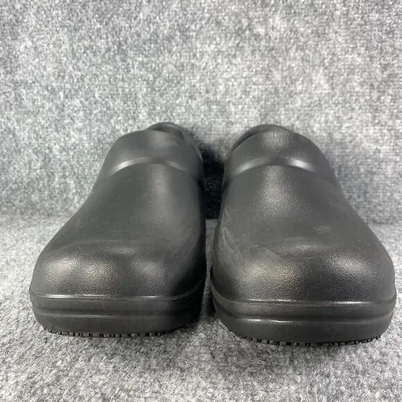 Crocs Clogs Shoes Womens 11 Black Neria Pro Work Slip Resistant Career Comfort - Picture 3 of 12